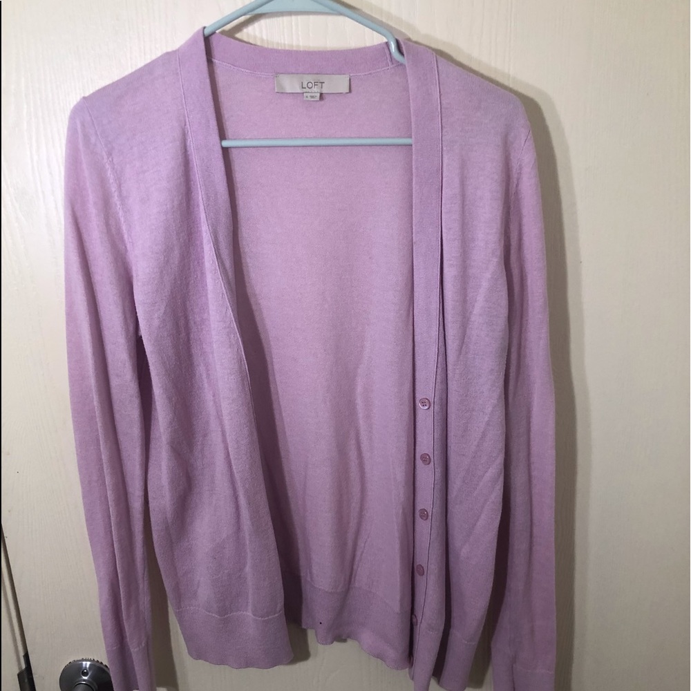 Pink cardigan